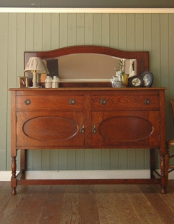 アンティーク家具  アンティーク ミラーサイド