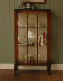 アンティーク家具  アンティーク ガラスキャビネット