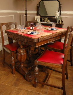 アンティーク家具  2013年02月18日にご成約済み。1920年代のアンティーク ドロップリーフ テーブル