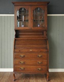 アンティーク家具 ビューロー 1930年代のアンティーク ビューロー ブックケース