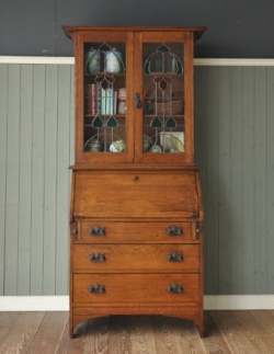 アンティーク家具 ビューロー 1930年代のアンティーク ビューロー ブックケース