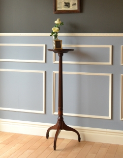 アンティーク家具 プランツスタンド アンティークのイギリス家具、マホガニー材のプランツスタンド（花台）