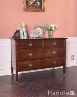 アンティーク家具 アンティークのチェスト アンティークのチェスト、美しいイギリスの整理タンス（ドロワー）