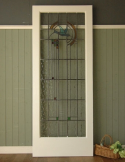 アンティーク家具  アンティーク ステンドグラス ドア
