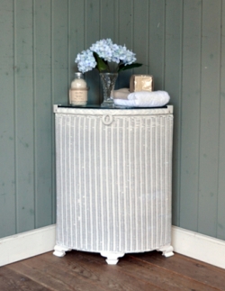 アンティーク家具 ブランケットボックス・収納ボックス 1940年代のアンティーク ロイドルームボックス （ホワイト）