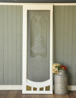 アンティーク家具  1930年代のアンティーク ステンドグラス ドア