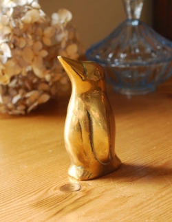 アンティーク雑貨 1940年代のアンティーク オブジェ(ペンギン)