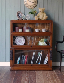 アンティーク家具 1940年代のアンティーク スタッキングブックケース