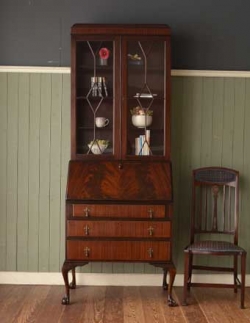 アンティーク家具 ビューロー 1920年代のアンティーク ビューローブックケース