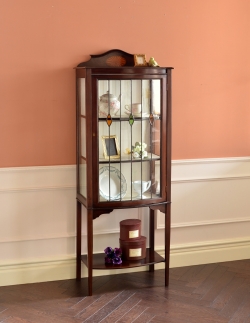アンティーク家具  アンティークの英国家具、オシャレなガラスキャビネット