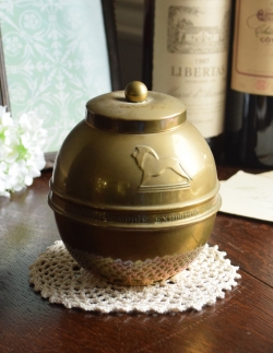 アンティーク雑貨  1924年大英帝国博覧会のイギリスで見つけたアンティークLiptonティーキャディ