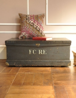 アンティーク家具  1930年代のアンティーク ブランケットボックス