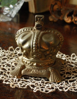 アンティーク雑貨 1953年代のコロネーション貯金箱