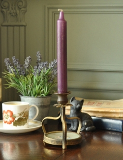 アンティーク雑貨  1940年代のアンティーク プチポワン キャンドルスタンド