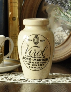 アンティーク雑貨  1900年代のアンティーク Virolジャー
