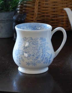 インテリア雑貨 紅茶カップ 英国輸入雑貨　バーレイ社のサンドリガムマグ 350ml（ブルーアジアティックフェザンツ）