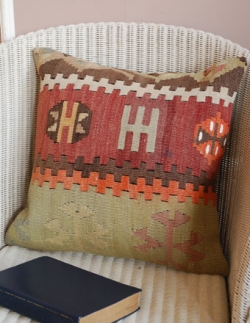 アンティーク雑貨  オールドキリム クッションカバー