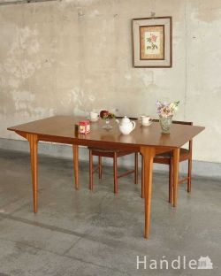 アンティーク家具 アンティークのテーブル シンプルなヴィンテージの北欧家具、マッキントッシュ エクステンションテーブル