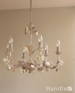 照明おしゃれ シャンデリア フランス輸入の素敵なシャンデリア（Ｅ14シャンデリア球6個付）Chandelier Icare Small Size