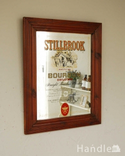 アンティーク雑貨 アンティークミラー・鏡 イギリスアンティーク雑貨、STILLBROOK（スティルブルック）のパブミラー