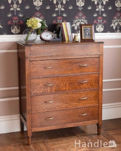 アンティーク家具 アンティークのチェスト 機能的な英国アンティーク家具、ドレッサーを兼ねたバチェラーズチェスト