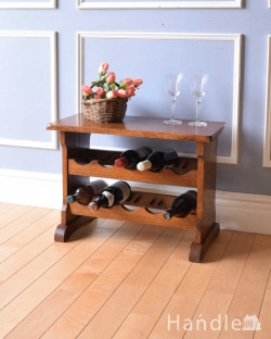 アンティーク家具 その他 アンティーク家具 フランスで見つけたアンティーク家具、木製ワインラック（10本用）