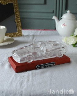 アンティーク雑貨 アンティークベル カッコイイFerrari Testarossa、大人がときめくアンティークプレスドグラス(車のオブジェ)