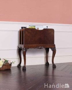 アンティーク家具 マガジンラックおしゃれ 高級感が溢れるイギリスで出会ったアンティークマガジンラック