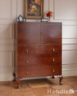 アンティーク家具 アンティークのチェスト 英国インテリアのアンティーク家具、1930年代のカップボードチェスト