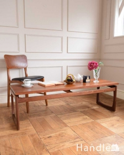 アンティーク家具 アンティークのテーブル G-PLAN社の北欧インテリア、長方形のヴィンテージコーヒーテーブル