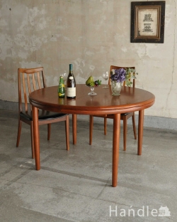 アンティーク家具 アンティークのテーブル 伸張できるアンティーク伸張式ダイニングテーブル （White&Newton）