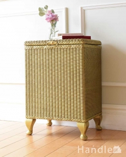 アンティーク家具 ブランケットボックス・収納ボックス イギリスから届いたアンティークロイドルーム、脚付きのランドリーボックス