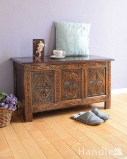 アンティーク家具 ブランケットボックス・収納ボックス アンティーク ブランケットボックス(コファ)