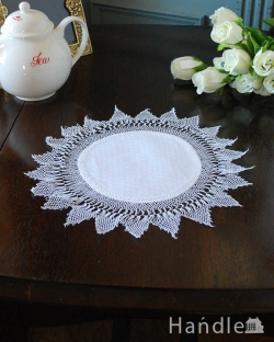 アンティーク雑貨 ドイリー・クロス フランスで出会ったハンドメイドのアンティークドイリーレース