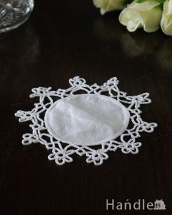 アンティーク雑貨 ドイリー・クロス 手作りのぬくもりが魅力的、フランス輸入のアンティーク ドイリー