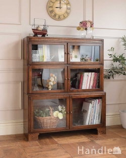 アンティーク家具 アンティークのキャビネット アンティークの本棚、お洒落なイギリスのスタッキングブックケース