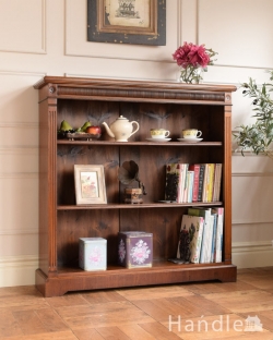 アンティーク家具 アンティークのキャビネット アンティークのオープンシェルフ、イギリスの高級感のあるオープンラック