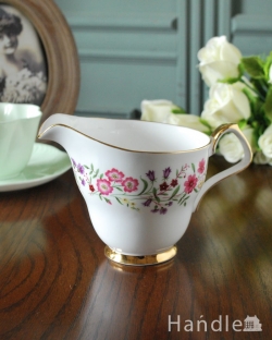 アンティーク雑貨 アンティーク食器 英国のアンティーク陶磁器、ウィンザー（WINDSOR）のミルクピッチャー