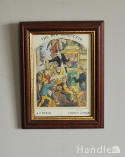 アンティーク雑貨 アンティーク額縁・ポスター 英国らしいアンティーク雑貨、アートフレーム（額絵）