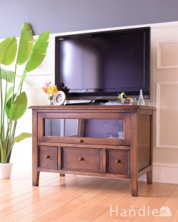 アンティーク風 アンティーク風の家具 アンティーク風のテレビボード、どこにでも置けるサイズのTVボード