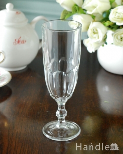 インテリア雑貨 ガラスコップ フランスのフルートグラス、コントワール・ド・ファミーユのフルートグラス「CALICE」