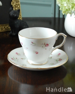 アンティーク雑貨 アンティーク食器 ダッチェス（DUCHESS）マリーのカップ＆ソーサー、英国のアンティーク陶磁器