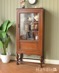 アンティーク家具 アンティークのキャビネット アンティークのブックケース、どこにでも置きやすい小さな英国の本棚