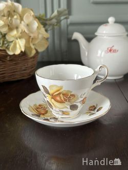 アンティーク雑貨 アンティーク食器 イギリスから届いたアンティークのカップ＆ソーサー、 Regency（リージェンシー）のおしゃれな陶磁器