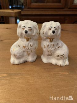 到着予定商品 アンティークオブジェ Beswick　PAIR　DOGS（２個セット）