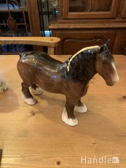 到着予定商品 アンティークオブジェ Beswick　Shine Horse　アンティーク陶磁器　フィギュリン