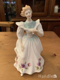 到着予定商品 アンティークオブジェ ROYAL DOULTON  FIGURE OF THE MONTH MARCH 