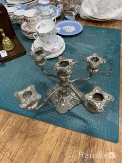 到着予定商品  アンティーク　シルバープレートキャンドルスタンド