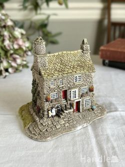 アンティーク雑貨 アンティークオブジェ イギリスのLilliput Lane(リリパット レーン)、石造りの可愛いミニチュアハウス(チョコレートハウス)