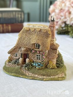 アンティーク雑貨 アンティークオブジェ イギリスから届いた茅葺屋根が可愛いミニチュアハウス、Lilliput Lane(リリパット レーン)のハンドメイドのお家